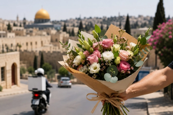 משלוח פרחים בירושלים מהיום להיום - מי הכי מהיר?